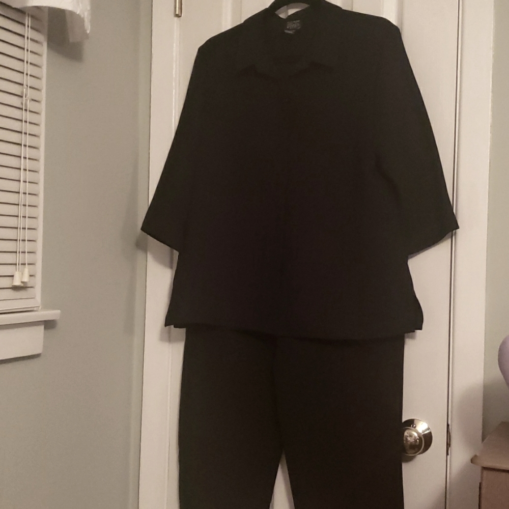 Black two piece suit